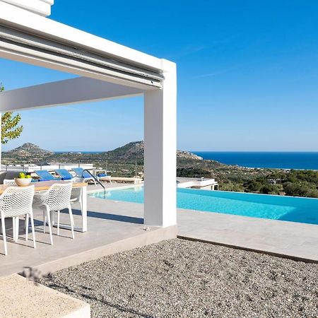 Luxury Villa Hera With Private Pool Afántou Exterior foto
