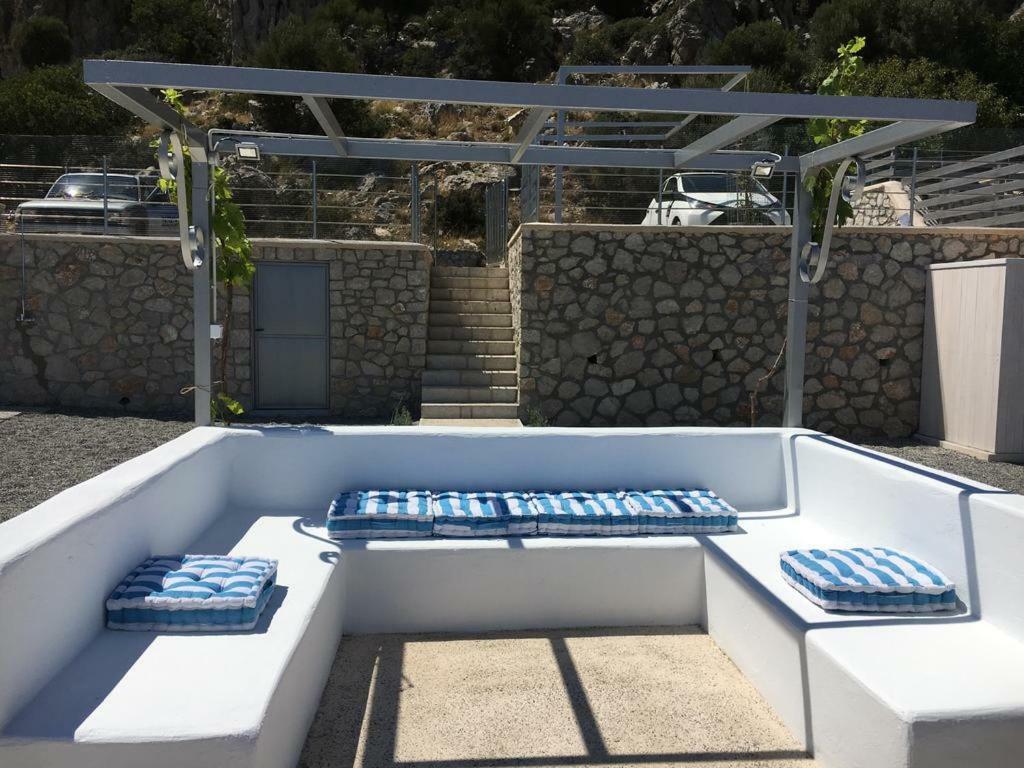Luxury Villa Hera With Private Pool Afántou Exterior foto