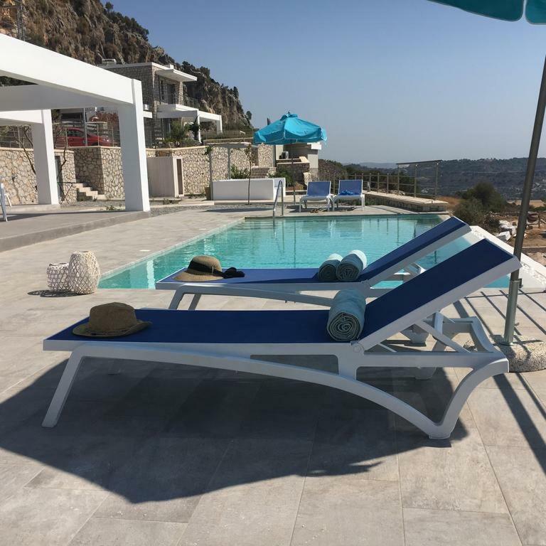 Luxury Villa Hera With Private Pool Afántou Exterior foto